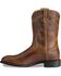 Image #3 - Ariat Men's Heritage Roper Western Boots - Round Toe, Distressed, hi-res