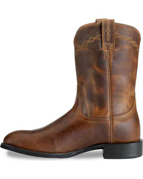 Ariat Men's Heritage Roper Cowboy Boots, Distressed, hi-res