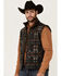 Image #2 - Hooey Men's Southwestern Print Softshell Vest, Multi, hi-res