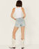 Image #3 - Blank NYC Women's Starstruck Light Wash High Rise Embellished Front Pocket Shorts , Light Wash, hi-res