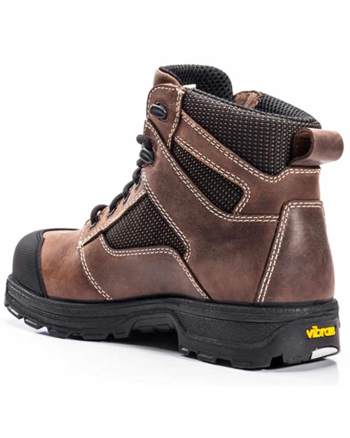Image #3 - ROYER Men's Agility Artic Grip Waterproof Work Boots - Composite Toe, Brown, hi-res