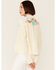 Image #3 - Stetson Women's Rayon Crepe Floral Embroidered Long Sleeve Pearl Snap Western Shirt , , hi-res