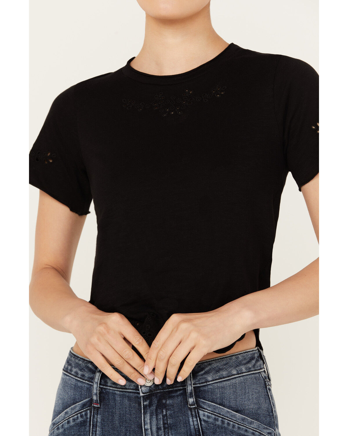 フリーピープル Free People Be My Baby Tee レディース シャツ トップス Black Free People Women's Be My Baby Long Sleeve, Ivory at Amazon