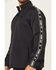 Image #3 - RANK 45® Men's Hungup Windbreaker Hooded Pullover, Black, hi-res