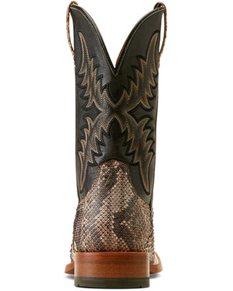 Image #3 - Ariat Men's Dry Gulch Exotic Python Western Boots - Broad Square Toe, Brown, hi-res