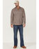 Cody James Men's FR Small Plaid Print Long Sleeve Pearl Snap Work Shirt , Burgundy, hi-res