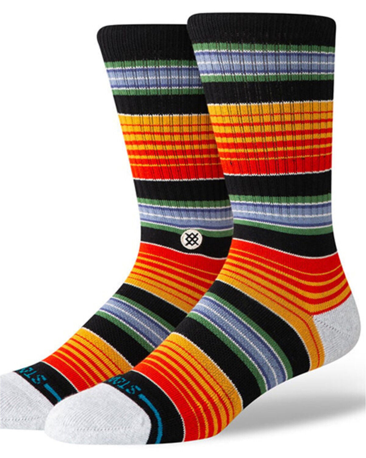 Stance Men's Rockford Crew Socks, Multi, hi-res