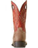 Image #3 - Ariat Men's Sport Rodeo Crazy Western Performance Boots - Broad Square Toe, Brown, hi-res
