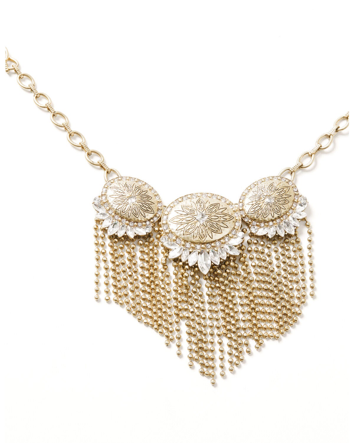 Image #1 - Lainey Wilson Women's Stone Chain Necklace, Gold, hi-res