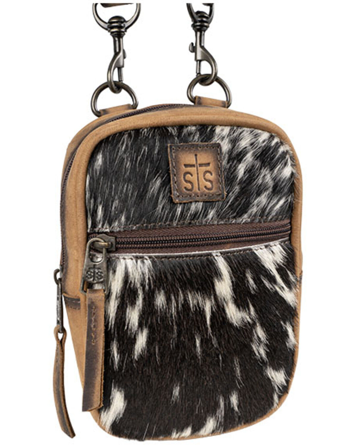 Image #3 - STS Ranchwear by Carroll Women's Cowhide Auzlyn Crossbody Bag, Tan, hi-res