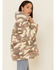 Z Supply Women's Camo Faux Fur Sherpa Jacket , Cream, hi-res