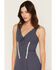 Image #2 - Cleo + Wolf Women's Plaid Print Sleeveless Midi Dress, Navy, hi-res