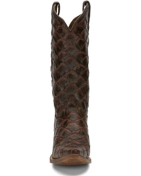 Image #5 - Nocona Women's Bessie Western Boots - Snip Toe, Chocolate, hi-res