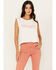 Image #2 - Wrangler Women's Sleeveless Space Crop Back Graphic Tee, White, hi-res
