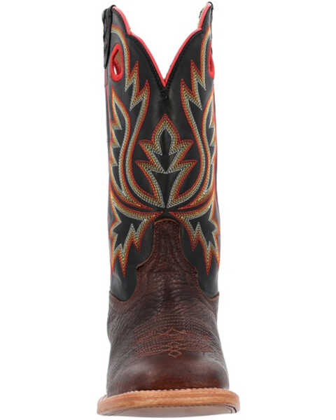 Image #4 - Durango Men's PRCA Collection Shrunken Bullhide Western Boots - Broad Square Toe , Multi, hi-res