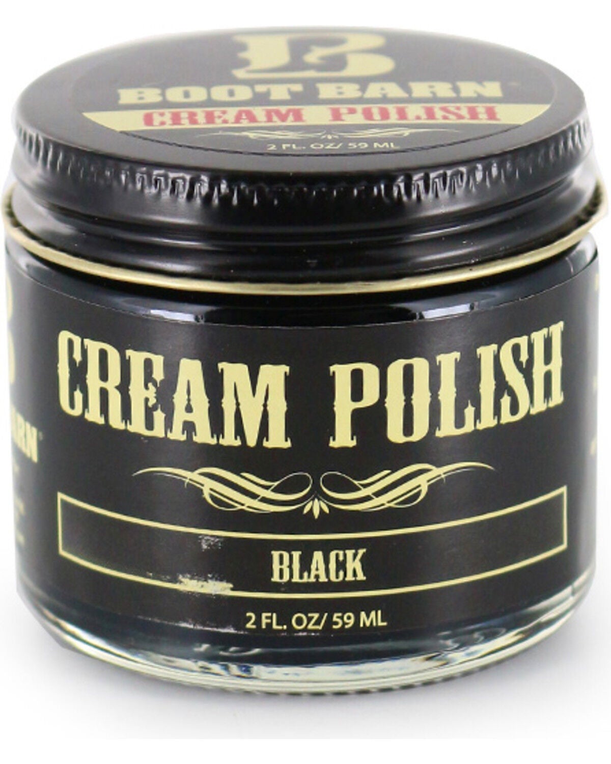 BB Ranch Black Leather Cream Polish, Black, hi-res