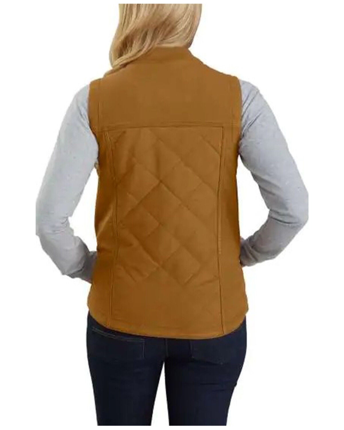 women's carhartt rib collar vest