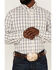 Panhandle Select Men's Plaid Print Long Sleeve Button Down Western Shirt , Yellow, hi-res