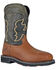 Image #1 - Hoss Men's Showdown 11" Wellington Western Work Boots - Composite Toe, Olive, hi-res
