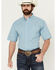 Image #1 - Ariat Men's Erin Plaid Print Short Sleeve Button-Down Performance Western Shirt  - Tall , , hi-res