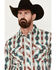 Image #2 - Panhandle Select Men's Southwestern Print Long Sleeve Snap Western Shirt - Big , , hi-res