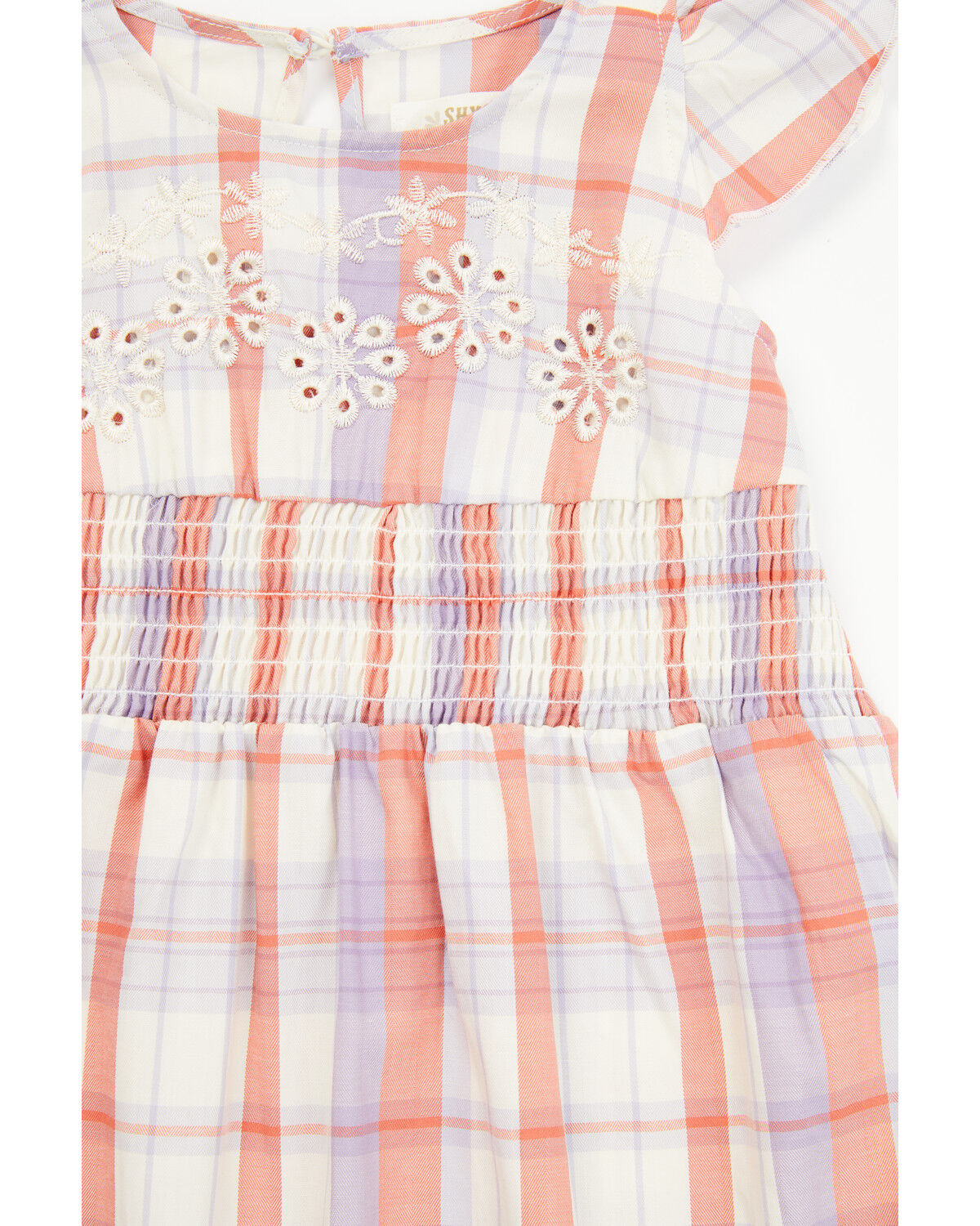 Image #2 - Shyanne Toddler Girls' Plaid Print Ruffle Dress, Lavender, hi-res