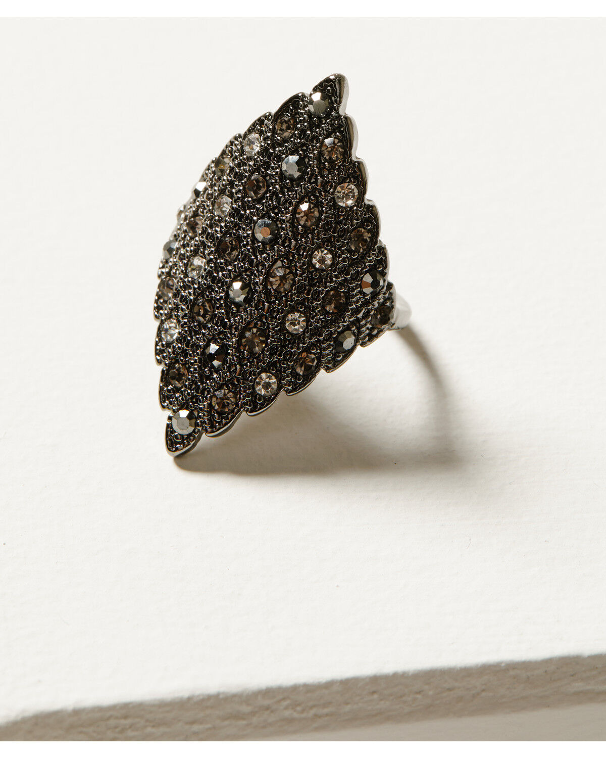Image #1 - Shyanne Women's Enchanted Forest Pewter Diamond Statement Ring, Pewter, hi-res