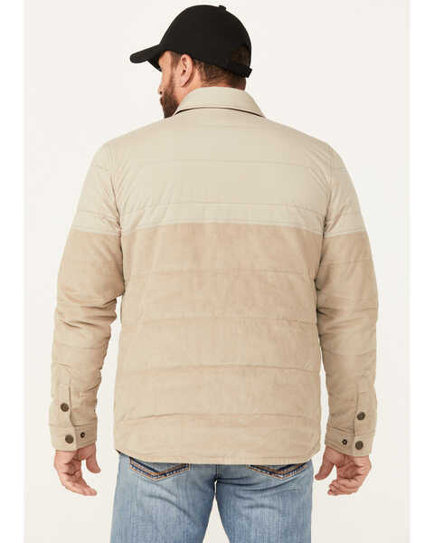Image #4 - Brothers and Sons Men's Fulton Cord Snap Puffer Jacket, Sand, hi-res