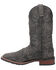 Image #3 - Laredo Men's 11" Kade Western Boots - Broad Square Toe, Charcoal, hi-res
