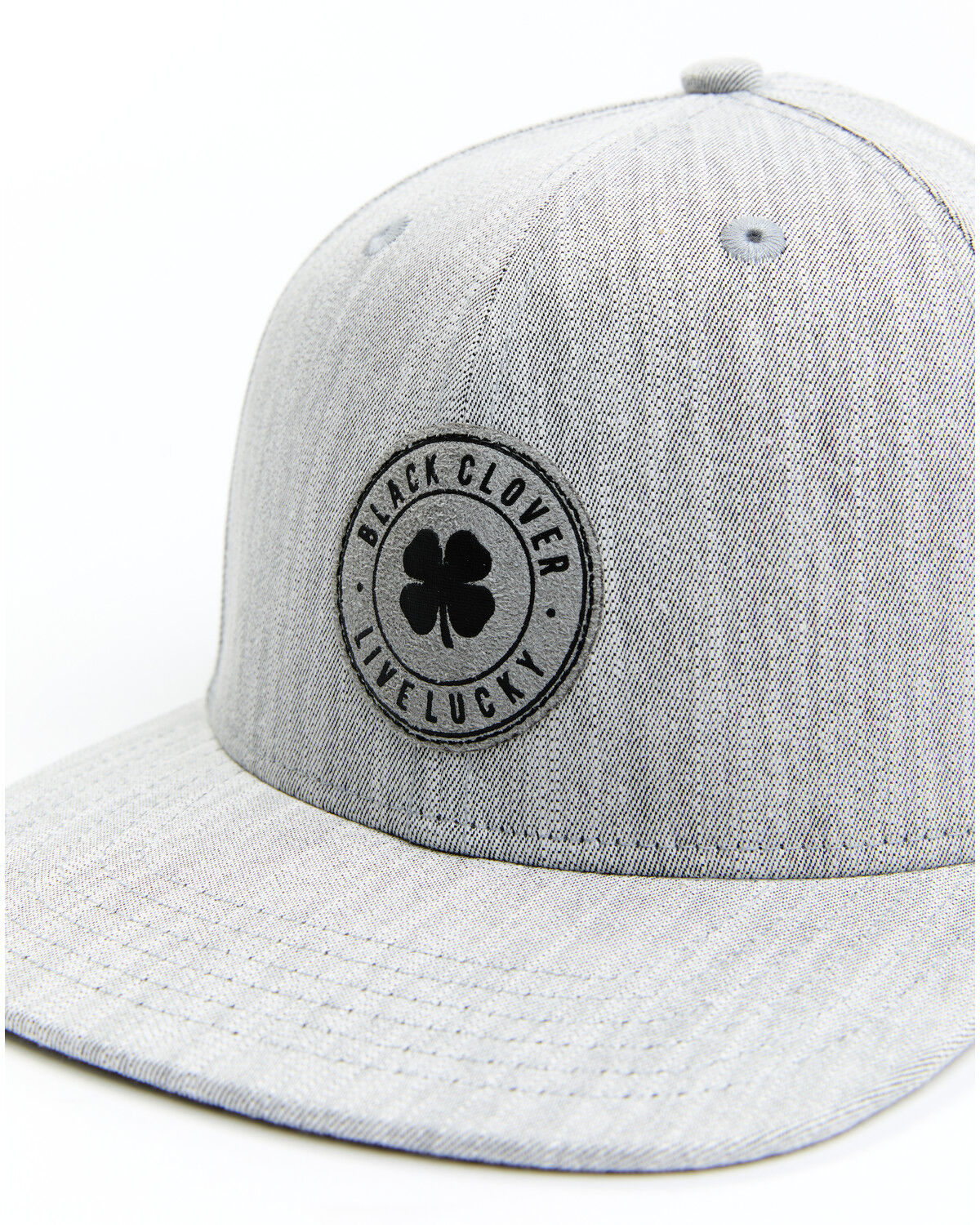 Image #2 - Black Clover Men's Marine Luck 6 Ball Cap, Grey, hi-res