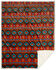 Image #2 - Carstens Home Wrangler Southwest Horizon Rustic Sherpa Fleece Throw Blanket, Turquoise, hi-res