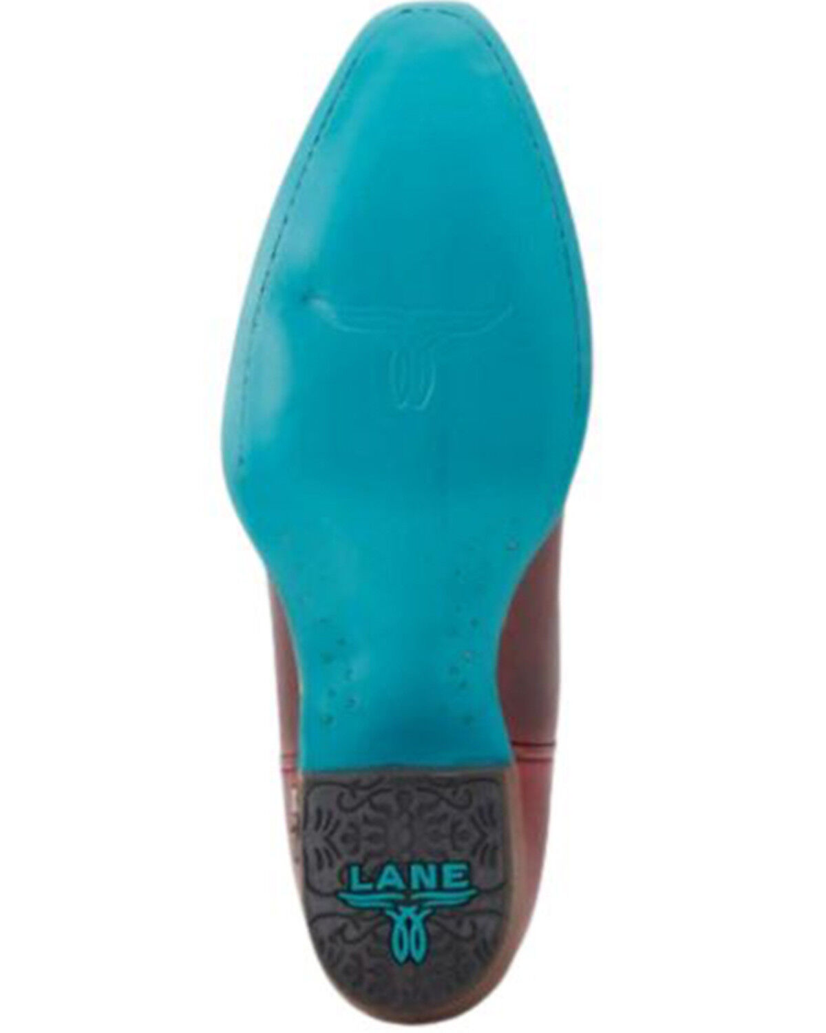 Image #7 - Lane Women's Emma Jane Tall Western Boots - Snip Toe, Ruby, hi-res