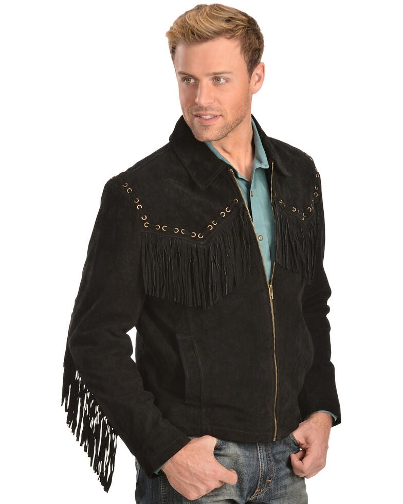 Scully Boar Suede Fringe Jacket Sheplers