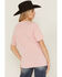 Image #4 - Ariat Women's Howdy Short Sleeve Graphic Tee, Pink, hi-res