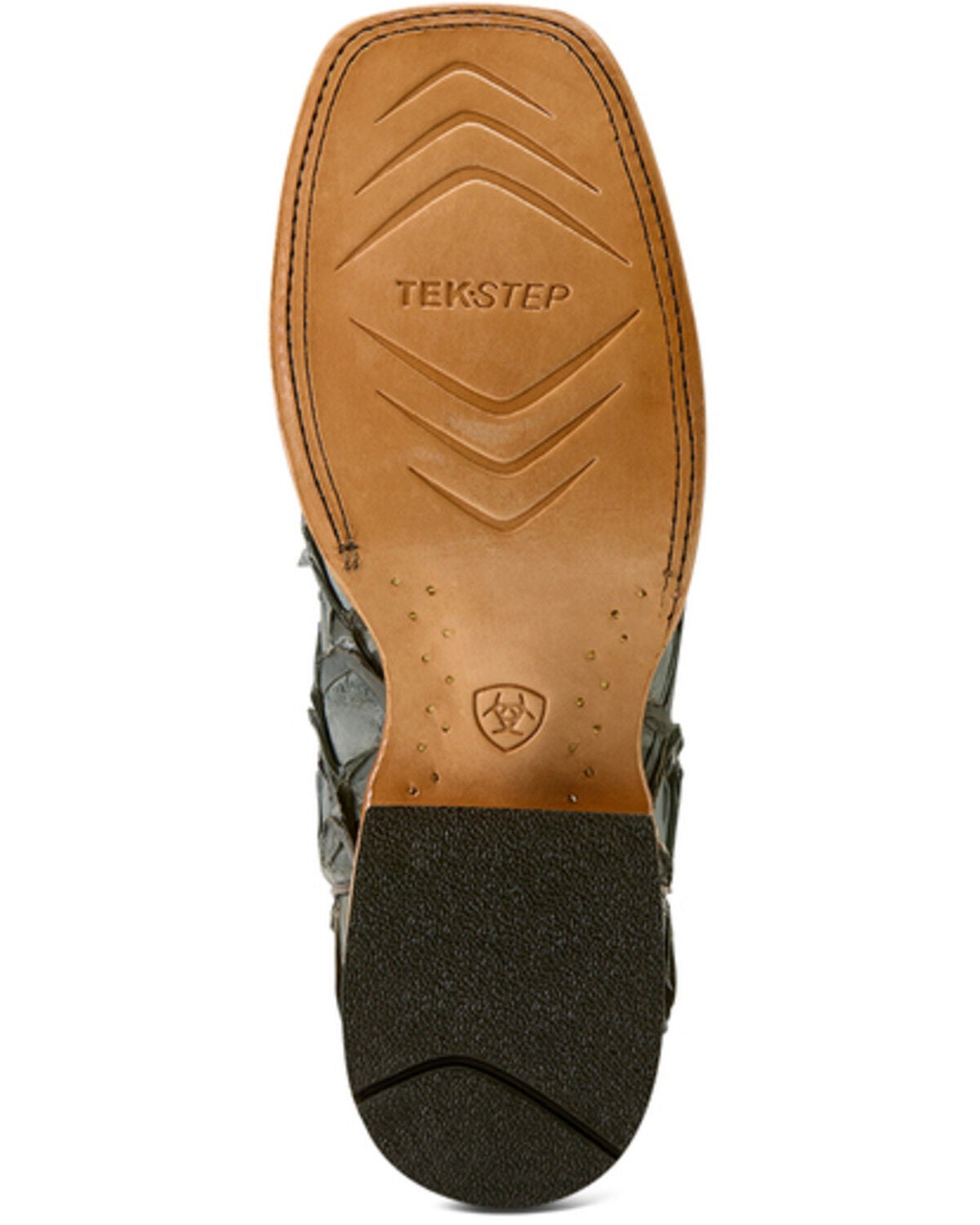 Image #5 - Ariat Men's Ashwood Exotic Pirarucu Western Boots - Broad Square Toe, Blue, hi-res