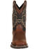 Image #4 - Durango Toddler Boys' Raindrop Western Boots - Square Toe, Tan, hi-res