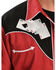 Scully Poker Cards Embroidered Retro Western Shirt - Big, Red, hi-res