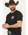 Image #3 - Howitzer Men's Find The Light Short Sleeve Graphic T-Shirt, Black, hi-res