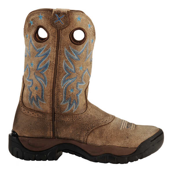 Image #3 - Twisted X Women's Distressed All Around Barn Boot - Round Toe, Bomber, hi-res
