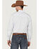 Resistol Men's Milton Small Check Plaid Long Sleeve Button Down Western Shirt , White, hi-res