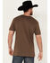 Image #4 - RANK 45® Men's Chevron Short Sleeve Graphic T-Shirt, Chocolate, hi-res