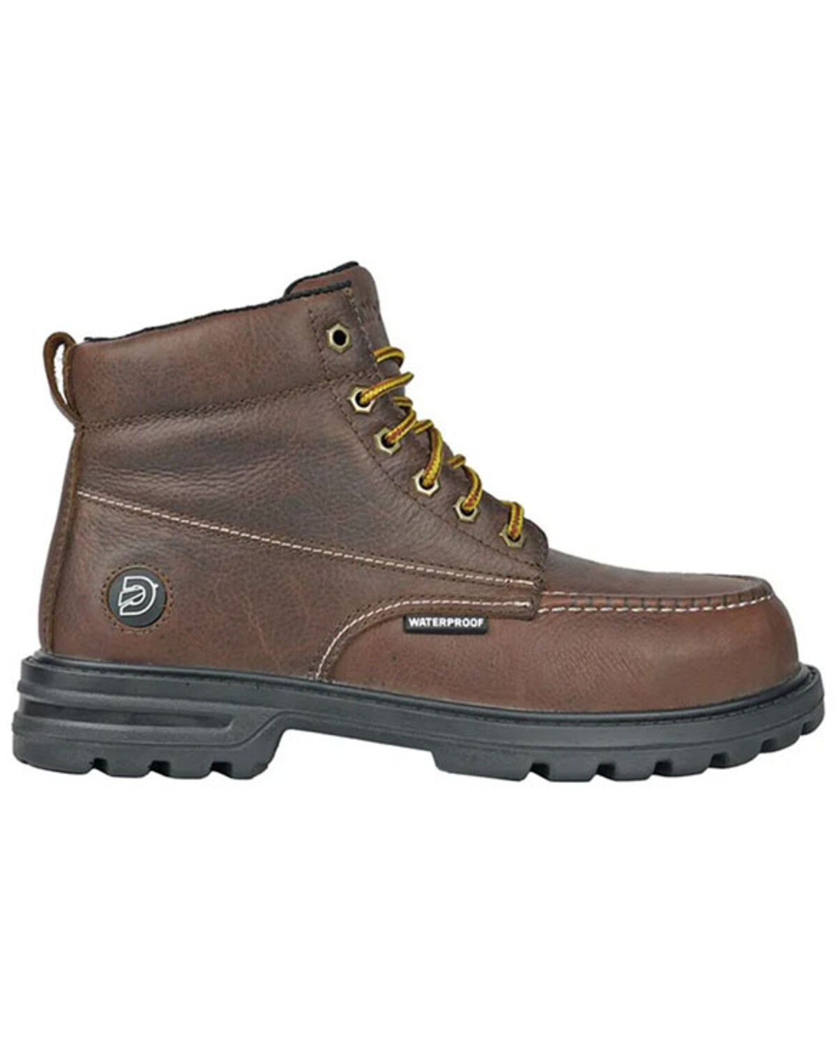 Image #2 - Die Hard Men's Tundra Moc Waterproof Work Boots - Composite Toe, Brown, hi-res