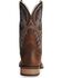 Ariat Men's Quickdraw Performance Western Boots - Broad Square Toe, Brown, hi-res
