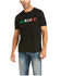 Image #1 - Ariat Men's Viva Mexico Logo Short Sleeve Graphic T-Shirt, Black, hi-res