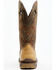 Double H Men's Malign Waterproof Performance Western Roper Boots - Broad Square Toe , Brown, hi-res