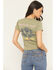Image #4 - Cleo + Wolf Women's Solid Short Sleeve Graphic Baby Tee, Moss Green, hi-res
