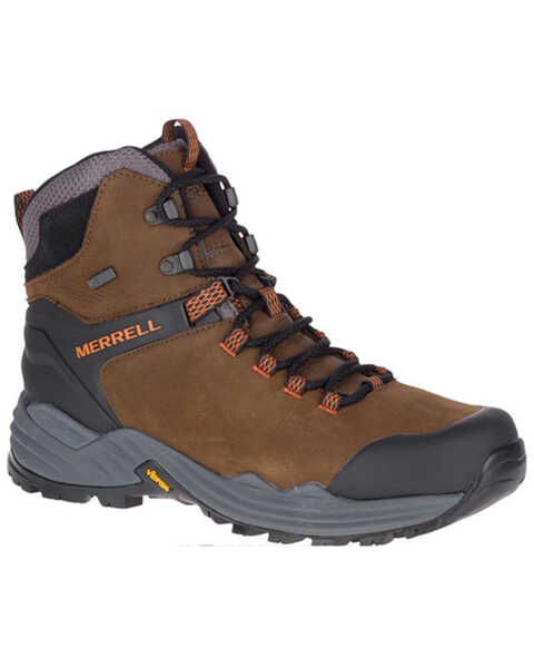 Merrell Men's Phaserbound Waterproof Hiking Boots - Soft Toe, Brown, hi-res