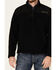 Ariat Men's Solid Black Basis 2.0 1/4 Zip Pullover , Black, hi-res