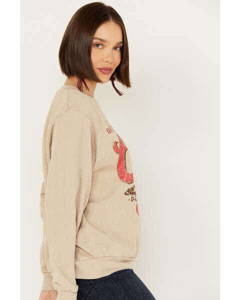Image #2 - Changes Women's OG Coors Cowboy Graphic Sweatshirt , Cream, hi-res