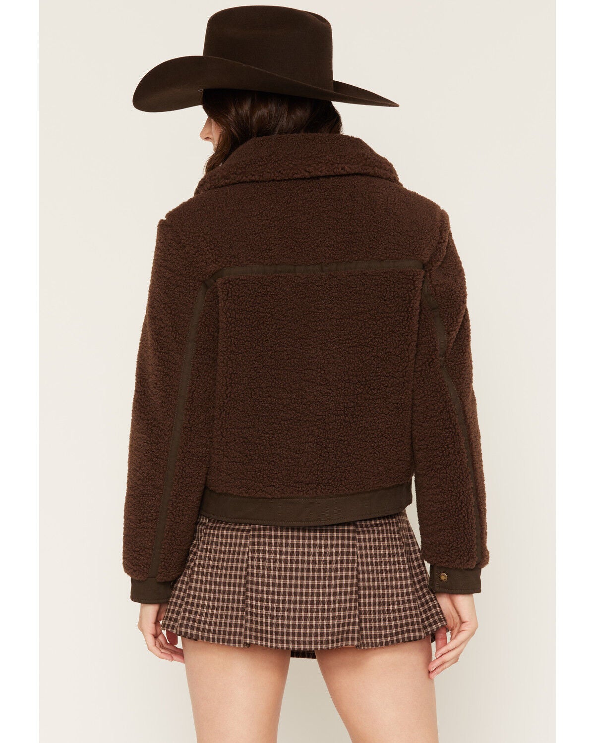 Image #4 - Levi's Women's Sherpa Jacket, Chocolate, hi-res